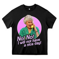 Black dorothy zbornak Heavy Core Tee - linhVisuals