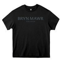 Black Bryn Mawr College Heavy Core Tee - linhVisuals