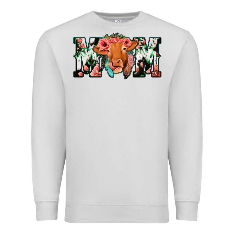 Cow Mom Premium Sweatshirt by Jasminsmagicworld | Teevron