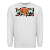 Oatmeal Heather Cow Mom Premium Sweatshirt - Jasminsmagicworld
