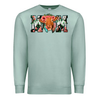 Seafoam Cow Mom Premium Sweatshirt - Jasminsmagicworld