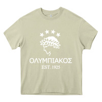 Mossy olympiakos greek Heavy Core Tee - linhVisuals