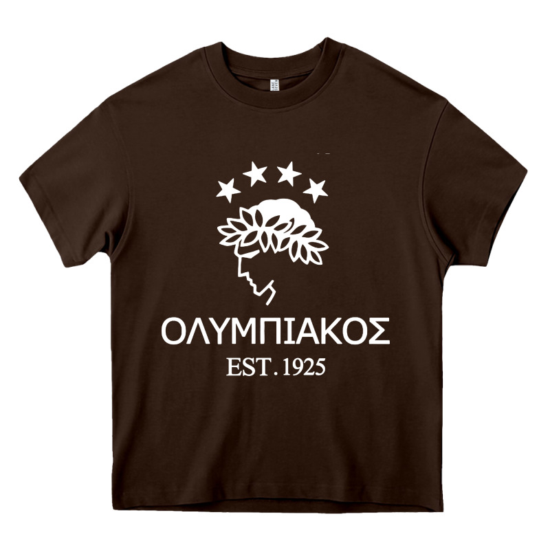 Olympiakos Greek Heavy Core Tee by linhVisuals | Teevron