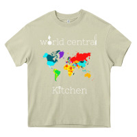 Mossy world central kitchen Heavy Core Tee - linhVisuals