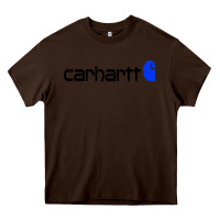 Chocolate Brown carhartt Heavy Core Tee - linhVisuals