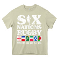 Mossy rugby 6 nations england france ireland italy scotland wales t shirt Heavy Core Tee - linhVisuals