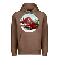 Chestnut Christmas farm Christmas Premium Hoodie - BarkalooDesign
