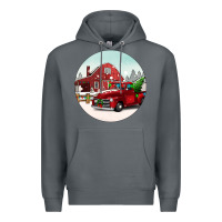 Rock Christmas farm Christmas Premium Hoodie - BarkalooDesign