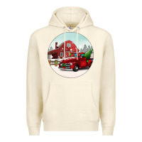 Sandshell Christmas farm Christmas Premium Hoodie - BarkalooDesign