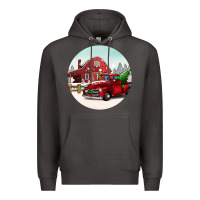 Smoke Christmas farm Christmas Premium Hoodie - BarkalooDesign