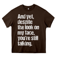 Chocolate Brown trending sarcastic adult humor Heavy Core Tee - linhVisuals