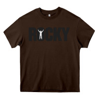 Chocolate Brown movie sport rocky Heavy Core Tee - linhVisuals