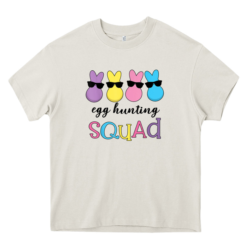 Easter Egg Hunting Squad Kindergarten Squad Girls Boys Kids Heavy Core Tee by linhVisuals | Teevron