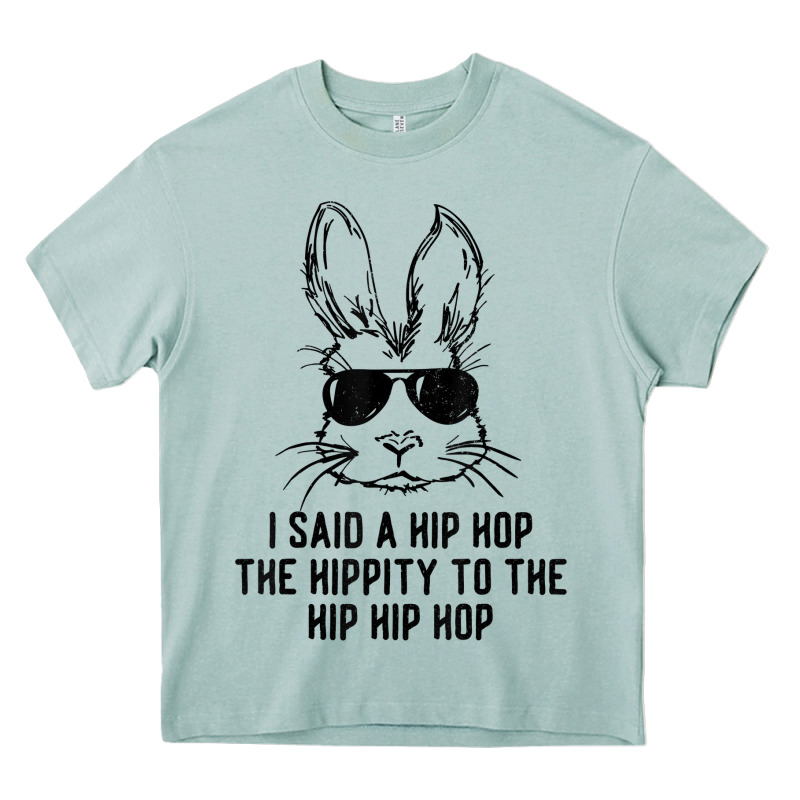Sunglass Bunny Hip Hop Hippity  Easter Gift  Mens & Womens T Shirt Heavy Core Tee by linhVisuals | Teevron