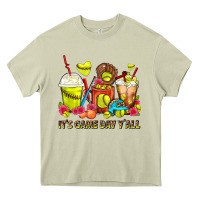 Mossy It's Game Day Y'all Softball Coffee Cups Heavy Core Tee - FaDigitalArtStudio
