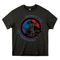 Asphalt american patriot Heavy Core Tee - linhVisuals