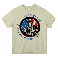 Mossy american patriot Heavy Core Tee - linhVisuals