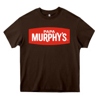 Chocolate Brown papa murphy's Heavy Core Tee - linhVisuals