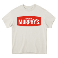 Cream papa murphy's Heavy Core Tee - linhVisuals