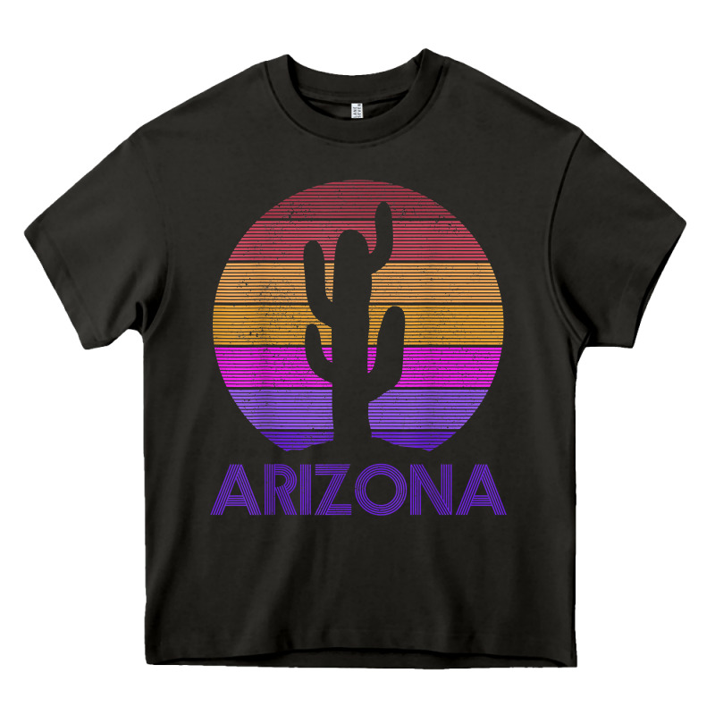 Arizona   Vintage Retro Cactus Souvenir Gift T Shirt Heavy Core Tee by linhVisuals | Teevron