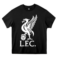 Black LIVERPOOL CLUB POPULAR Heavy Core Tee - linhVisuals