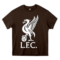 Chocolate Brown LIVERPOOL CLUB POPULAR Heavy Core Tee - linhVisuals
