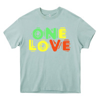 Arona reggae colors t  shirtone love reggae lovers pattern t  shirt Heavy Core Tee - linhVisuals