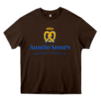 Chocolate Brown auntie anne's Heavy Core Tee - linhVisuals
