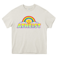 Cream atheist2 Heavy Core Tee - linhVisuals