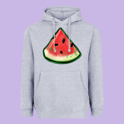 Watermelon Sliece Heavyweight Hoodie Designed By Jasminsmagicworld