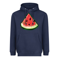 Navy watermelon sliece Heavyweight Hoodie - Jasminsmagicworld
