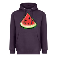 Plum watermelon sliece Heavyweight Hoodie - Jasminsmagicworld