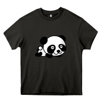 Asphalt baby panda bear Heavy Core Tee - linhVisuals