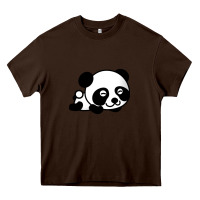 Chocolate Brown baby panda bear Heavy Core Tee - linhVisuals
