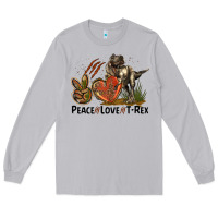 Moon Dust Peace Love T Rex Long Sleeve Tee - LillyAllenDesigns