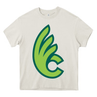 Cream wilmington college quaqers Heavy Core Tee - linhVisuals