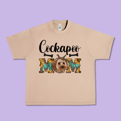 Cockapoo Mom Western Urban Heavy Tee Designed By Ranaportraitstore