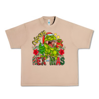 Burro Merry Rexmas Urban Heavy Tee - CowhideDigitalArt