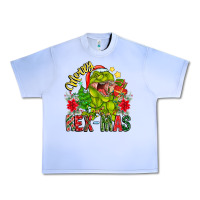 Grape Ice Merry Rexmas Urban Heavy Tee - CowhideDigitalArt