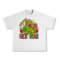 Lunar Rock Merry Rexmas Urban Heavy Tee - CowhideDigitalArt