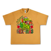Peanut Butter Merry Rexmas Urban Heavy Tee - CowhideDigitalArt