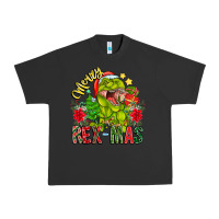 Pigment Black Merry Rexmas Urban Heavy Tee - CowhideDigitalArt