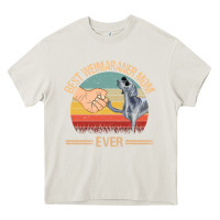 Cream best weimaraner mom ever mom gift mother's day Heavy Core Tee - linhVisuals