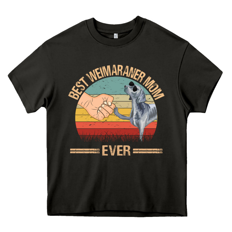 Best Weimaraner Mom Ever Mom Gift Mother's Day Heavy Core Tee by linhVisuals | Teevron