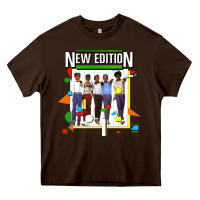 Chocolate Brown new edition Heavy Core Tee - linhVisuals