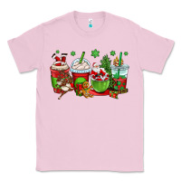 Bubblegum Pink christmas santa claus coffee cups Classic Tee - OliviaCreatesArt