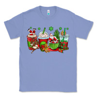 Colony Blue christmas santa claus coffee cups Classic Tee - OliviaCreatesArt