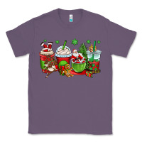 Lavender christmas santa claus coffee cups Classic Tee - OliviaCreatesArt