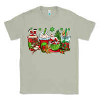 Matcha christmas santa claus coffee cups Classic Tee - OliviaCreatesArt