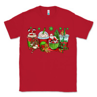Red christmas santa claus coffee cups Classic Tee - OliviaCreatesArt